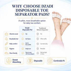 Dzadi pad next to coin showing compact size and portability