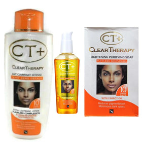 E de B front packaging of CT+ three-product pack highlighting convenience and benefits