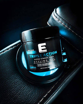 E Elegance gel on hands demonstrating easy spread and non-greasy finish