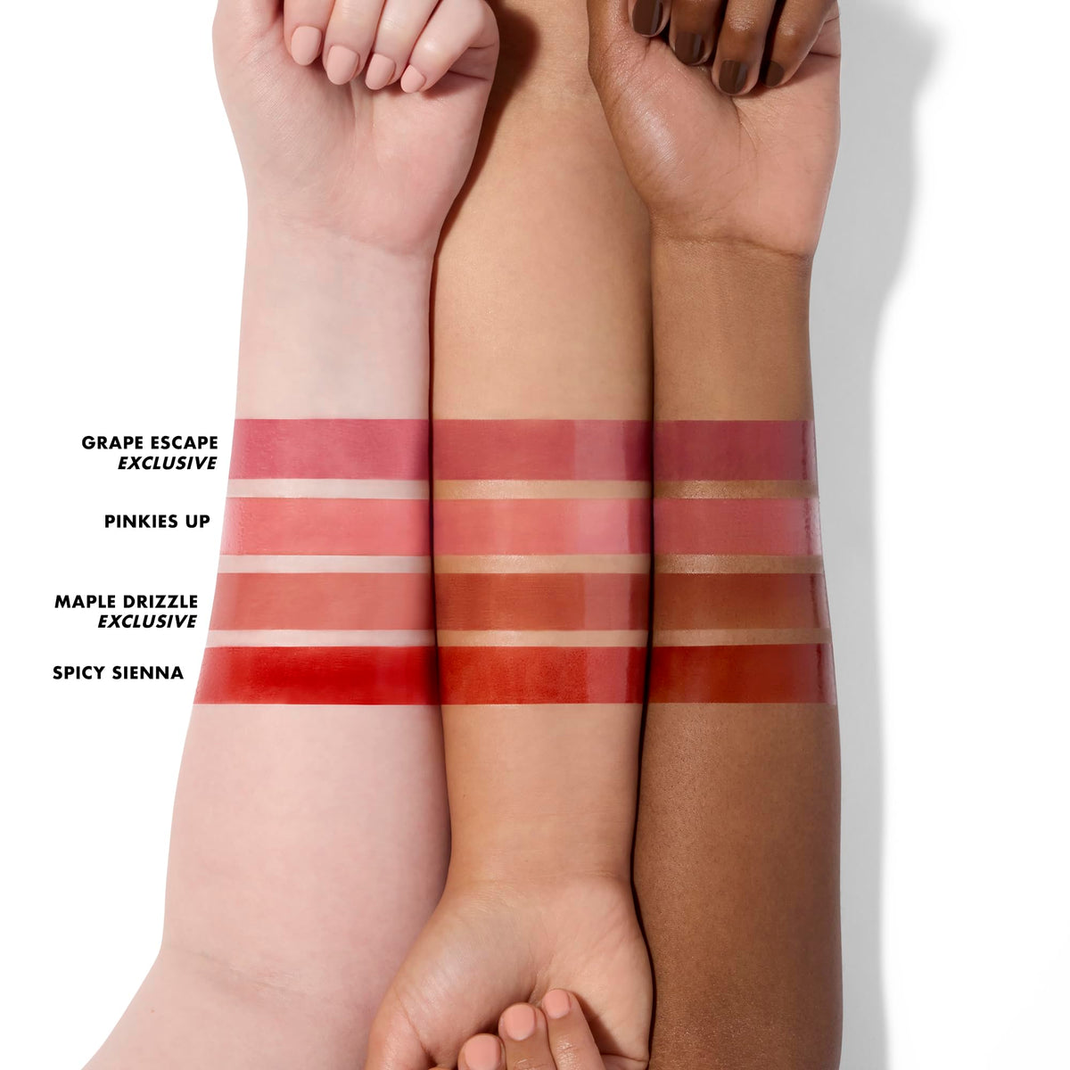 e.l.f. close-up of lip application highlighting smooth glossy finish