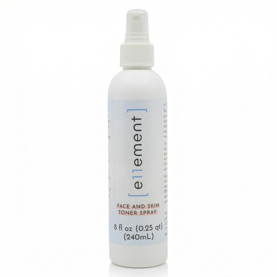 e11ement front packaging 8oz showing bottle and label benefit gentle cleansing