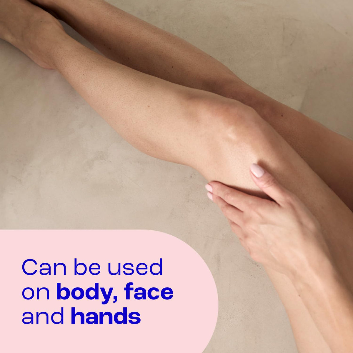 E45 eucalyptus label and ingredient panel highlighting dermatologically tested benefit