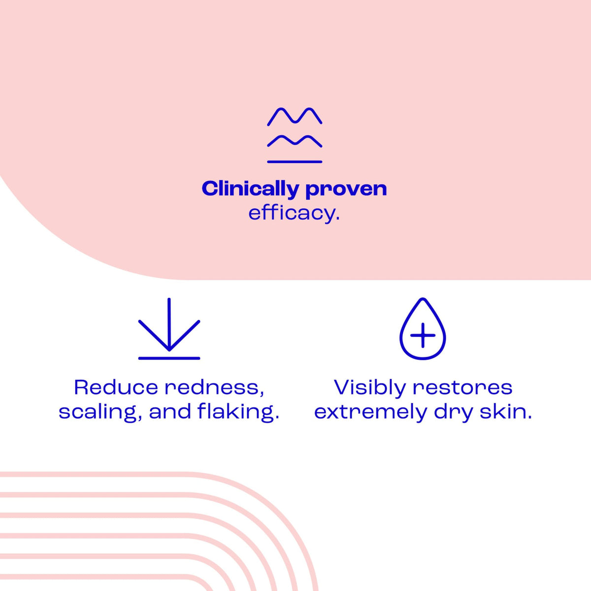 E45 lotion texture spread on skin to show lightweight, non-greasy absorbency