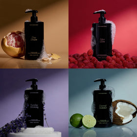 Each & Every citrus and vetiver ingredients styled together to convey scent profile