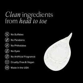 Each & Every silky lather close-up demonstrating rich, non-drying foam and softening effect