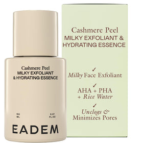 EADEM Cashmere Peel front packaging showing product and label benefit