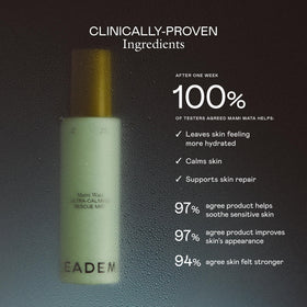 EADEM product label showing ingredients and barrier-supporting actives for informed choice