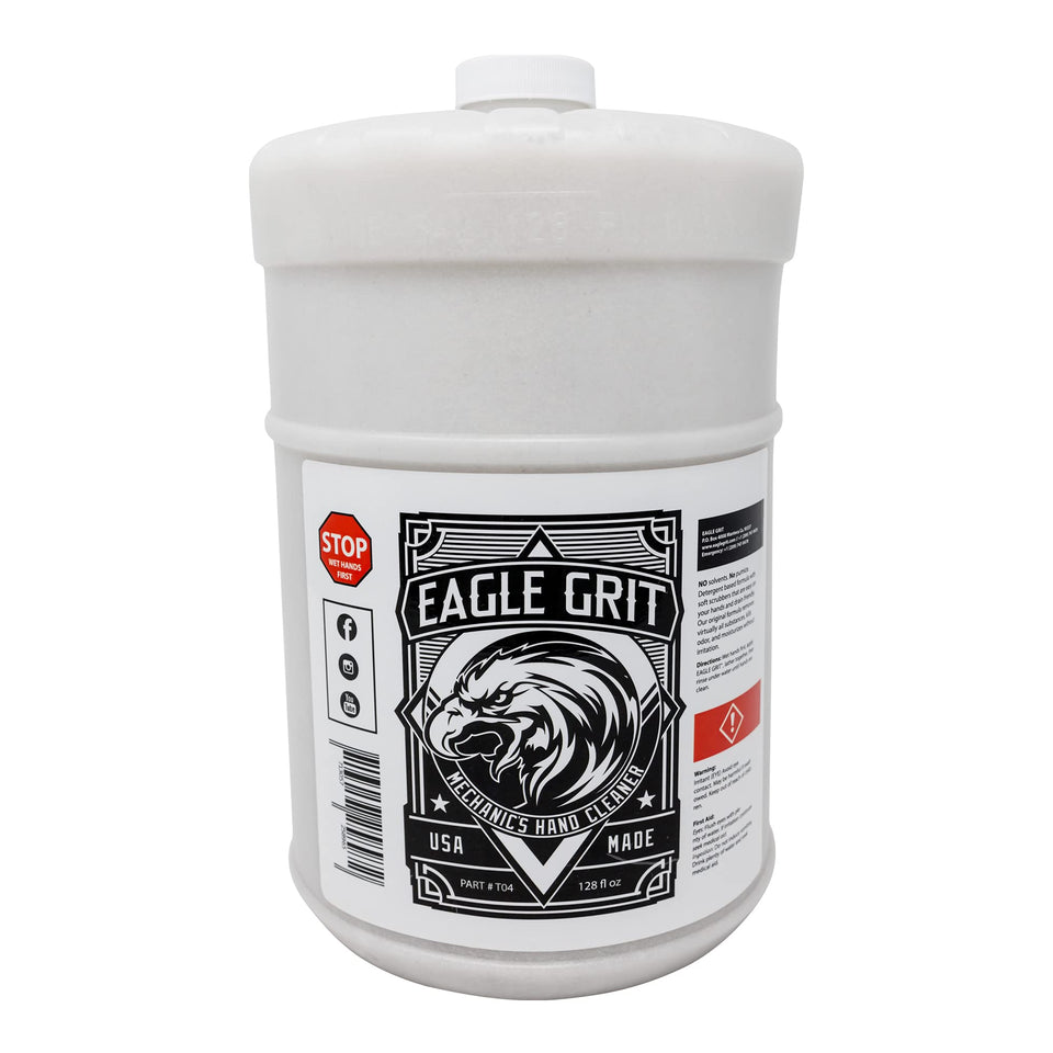 EAGLE GRIT front view gallon label showing product and benefits