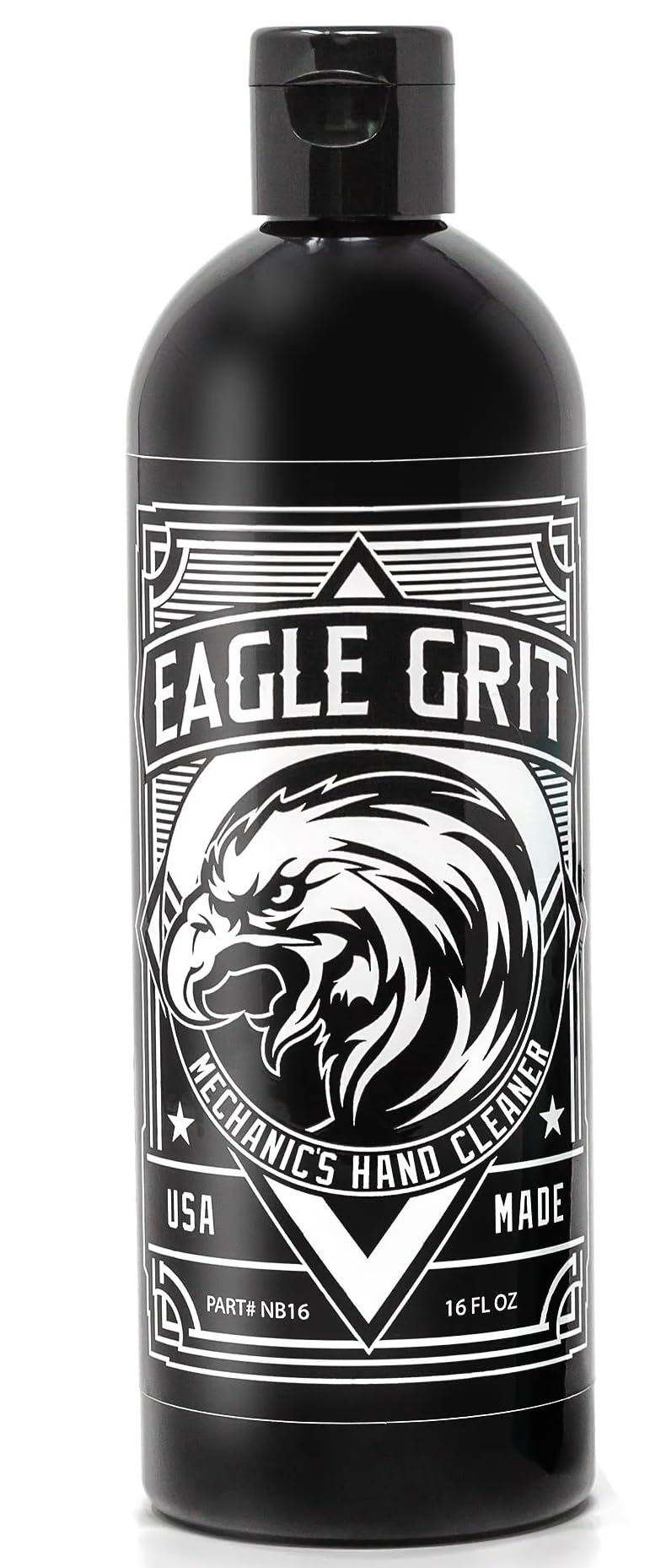 Eagle Grit front packaging shows 16 oz bottle and product benefits clearly