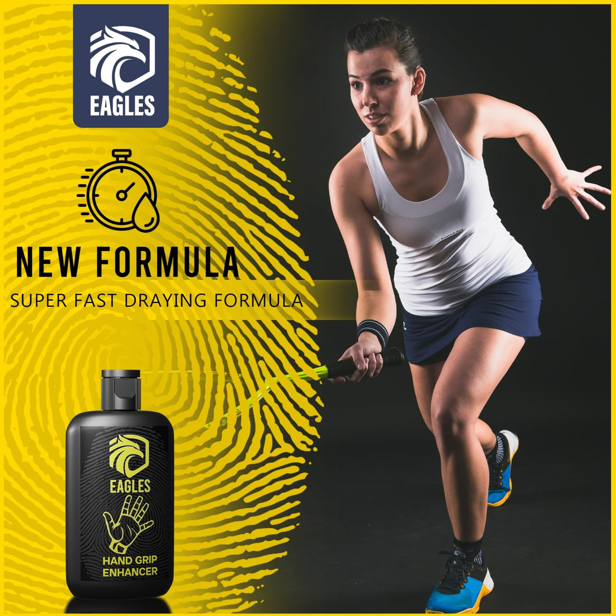 EAGLES label detail showing ingredients and clear usage guidance benefit