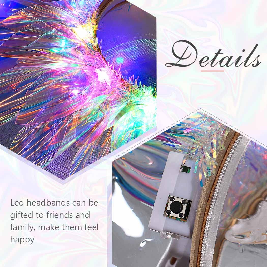 EARENT headband in nightclub setting enhancing outfit visibility