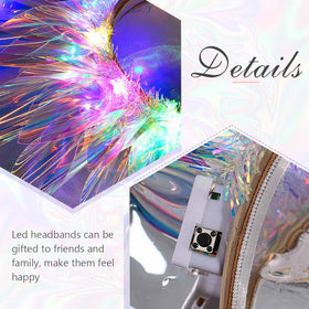 EARENT headband in nightclub setting enhancing outfit visibility