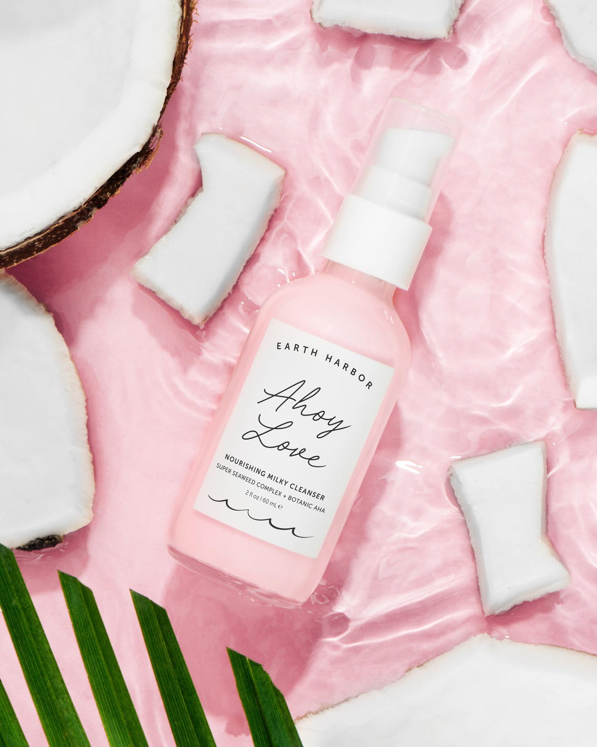 Earth Harbor key ingredients seaweed and hibiscus highlighting botanical nourishment