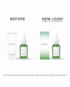 Earth Harbor AURORA on bathroom vanity styled to show routine-friendly lifestyle use