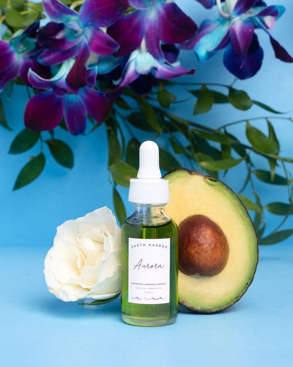 Earth Harbor AURORA featuring Cannabis sativa seed oil to emphasize balancing fatty acids