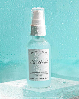 Earth Harbor bottle label detail highlighting clean, plant-based formulation