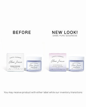 Earth Harbor label and claims close-up emphasizing 94% organic, vegan, and cruelty-free benefits
