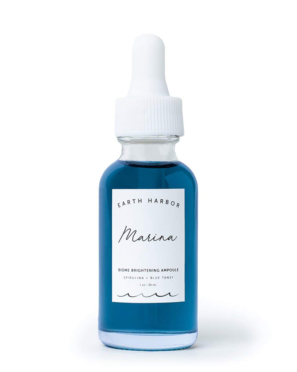 Earth Harbor front packaging showing ampoule and benefits