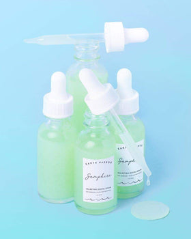 Earth Harbor ingredient label close-up highlighting plant-based, vegan formulation benefits