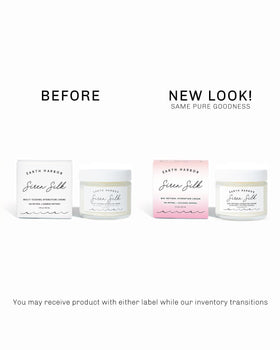 Earth Harbor label detail showing sea retinol alternative benefit callout