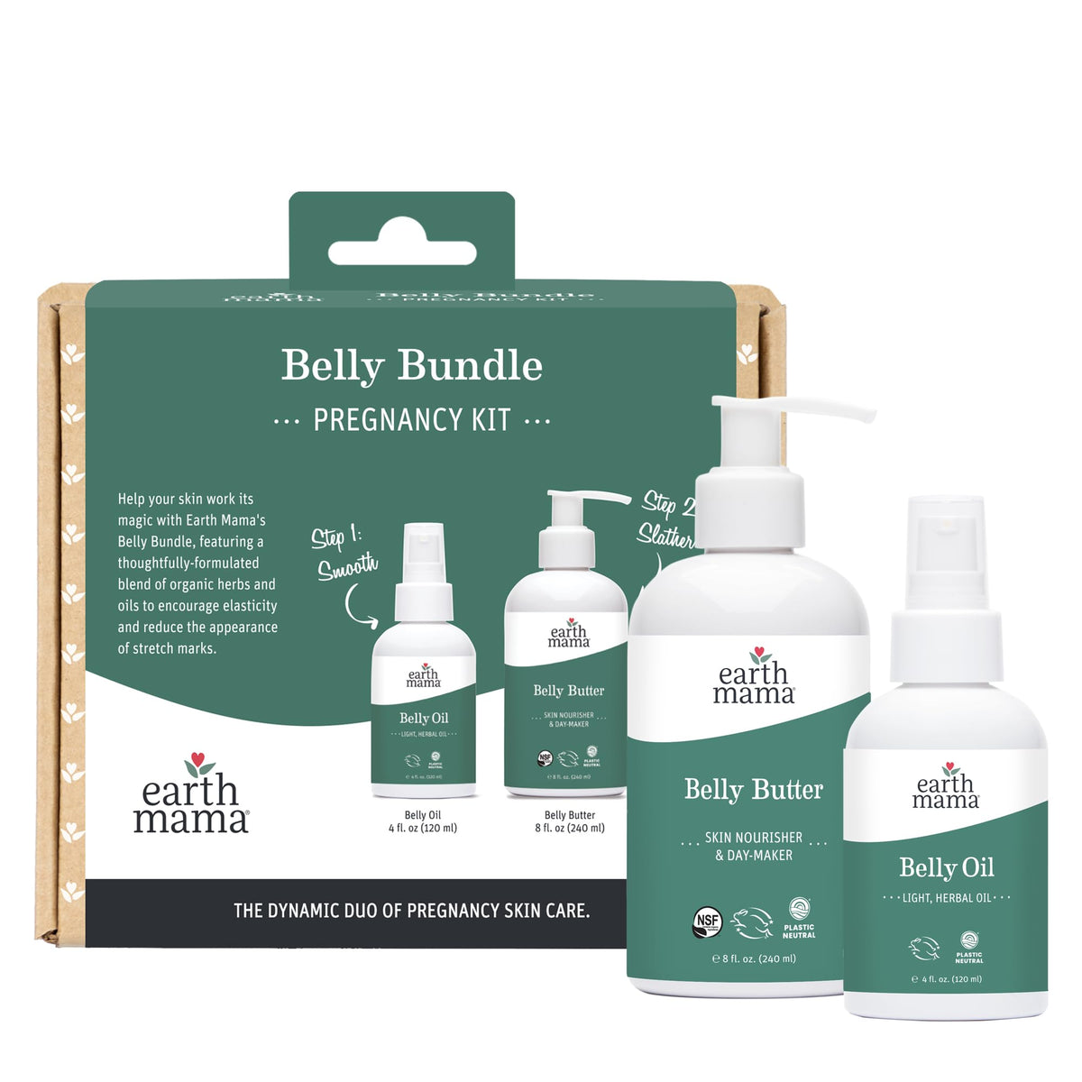 Earth Mama boxed bundle front view highlighting complete kit benefit