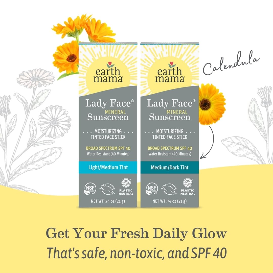 Earth Mama open stick tip showing non-greasy finish and easy use