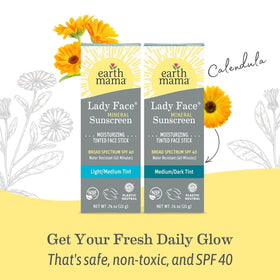 Earth Mama open stick tip showing non-greasy finish and easy use