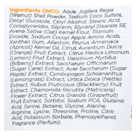 Earth Science apricot scrub texture closeup displaying fine exfoliant particles and moisturizing consistency for smooth skin