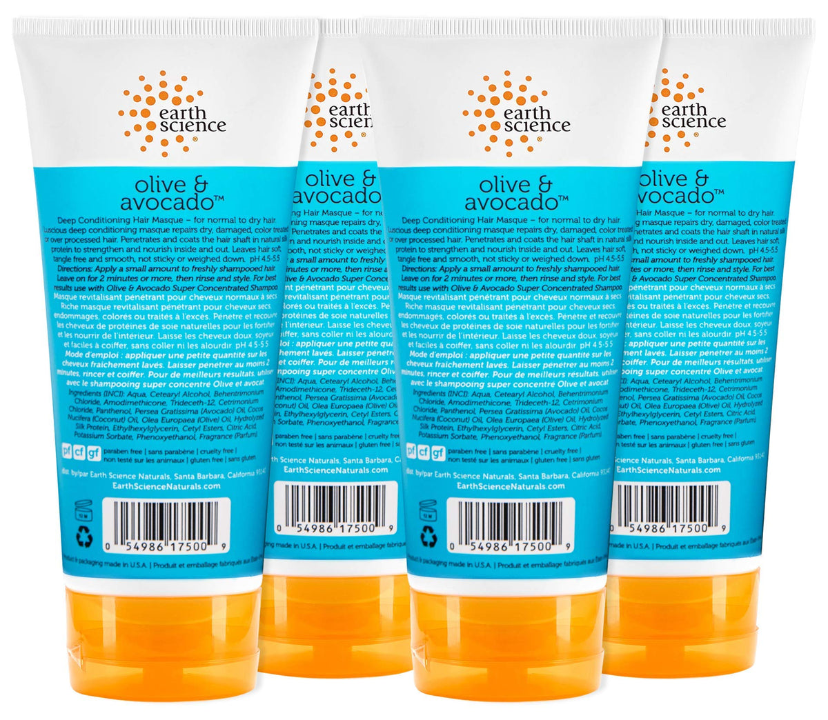 Earth Science open jar revealing creamy masque texture for rich moisture and smooth application