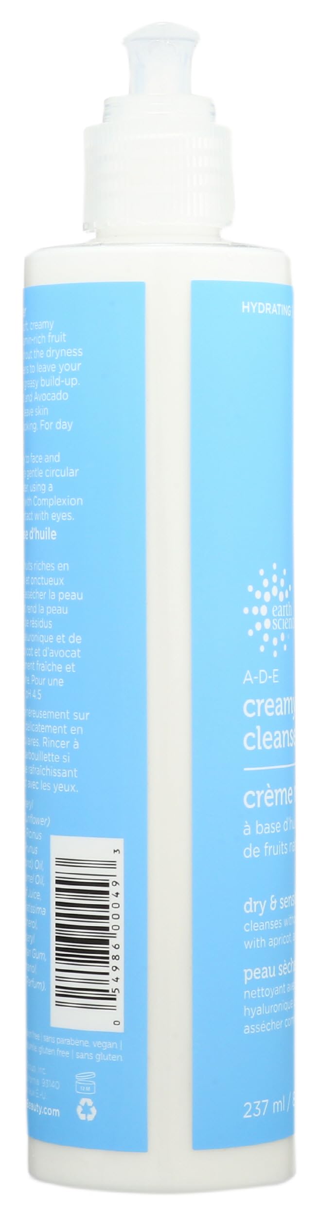 Earth Therapeutics dissolving makeup before and after to show effective removal benefit