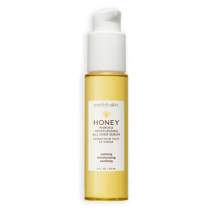 Earth To Skin front bottle showing label and benefits