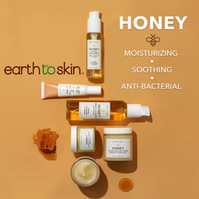 Earth To Skin bottle held in hand to show 5 fl oz size and scale