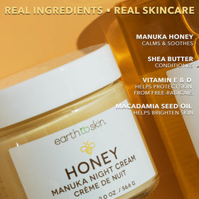 Earth To Skin cream being dispensed to show easy application and absorbency
