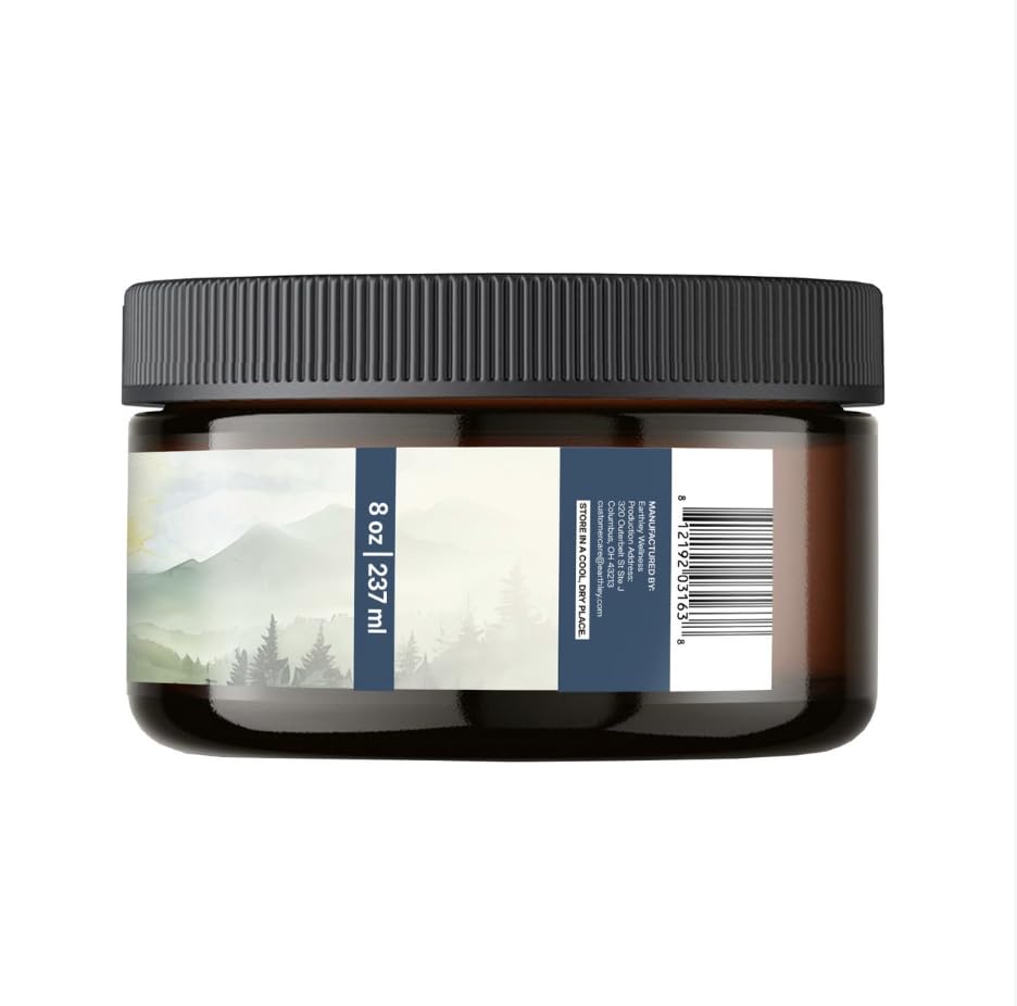 Earthley Wellness ingredients display with mango butter and calendula showing natural botanical benefits