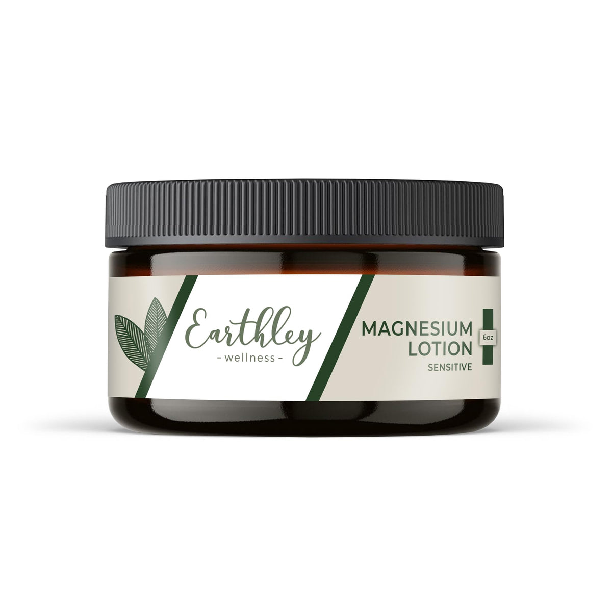 Earthley Wellness front jar view showing label and jar design for clear identification