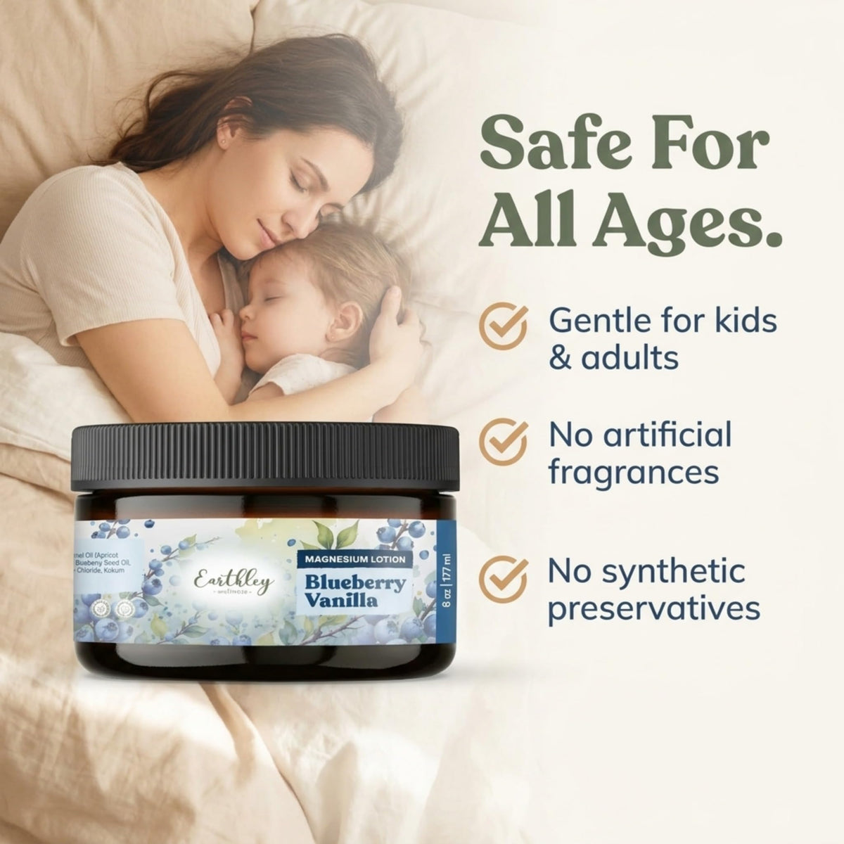 Earthley Wellness label closeup showing ingredient transparency and ethical claims