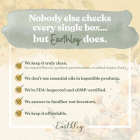 Earthley Wellness serving in teacup demonstrating easy beverage mixing