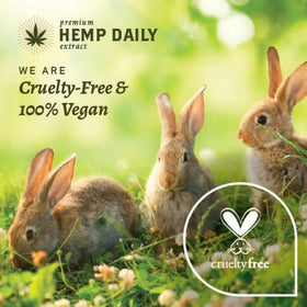 Earthly Body botanical ingredients display highlighting plant-based formulation