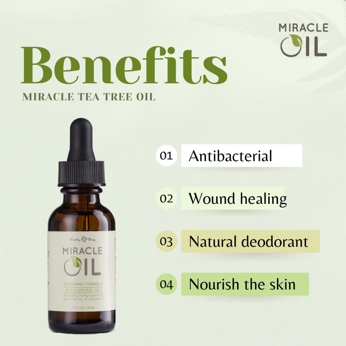 Earthly Body dropper releasing oil demonstrating precise, no-waste application