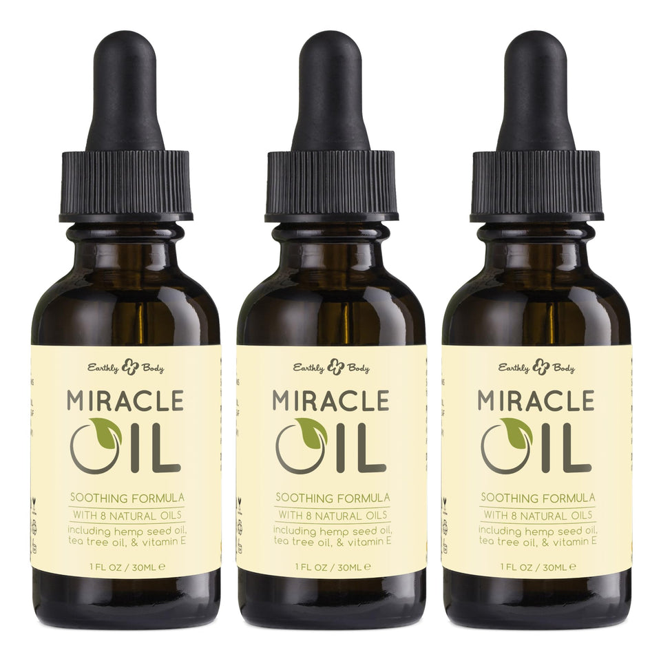 Earthly Body front bottle display showing clean packaging and natural benefit