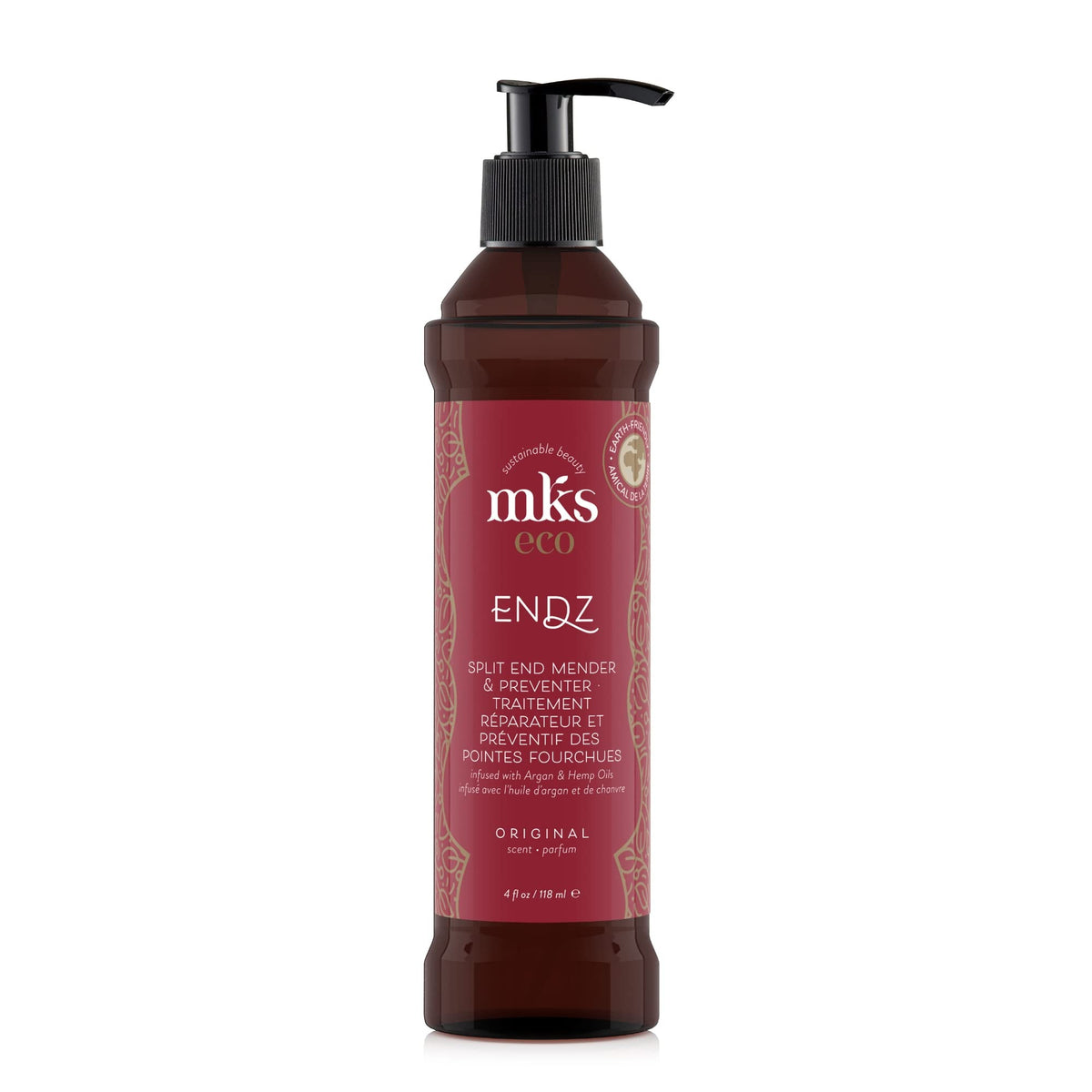 Earthly Body front packaging showing bottle and label, clear product identification and appeal