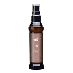 Earthly Body MKS eco Oil front bottle showing label and sleek design for easy identification and use