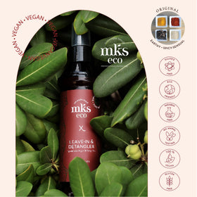 Earthly Body applied to wet hair illustrating detangling and slip benefit