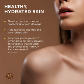 Earthly Body application on heel demonstrating intense moisture for cracked skin