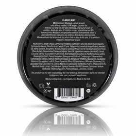 Earthly Body 5oz jar shown in hand for scale, convenient travel-friendly size benefit