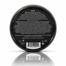 Earthly Body cream next to a hand for scale and portable 5oz benefit
