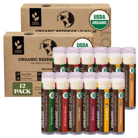 Earth's Daughter front packaging showing full 12-pack and organic seal benefit