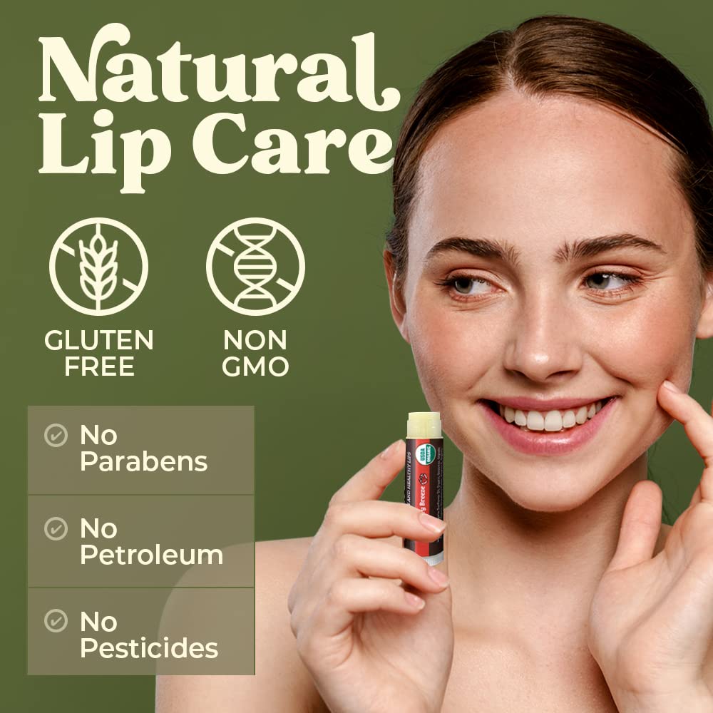 Earth's Daughter tube open while applying showing quick soothing benefit