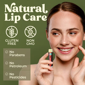 Earth's Daughter tube open while applying showing quick soothing benefit
