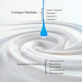 EarthsCure applying under eye with fingertip to reduce fine lines benefit